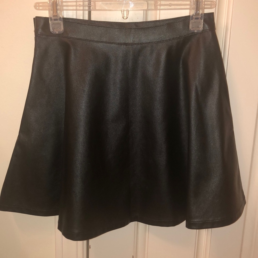 American Apparel XS Leather Skirt